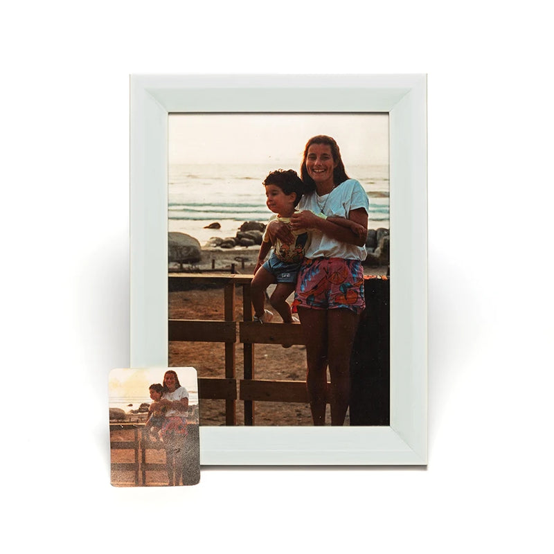 Ampliacion de fotografía en un marco