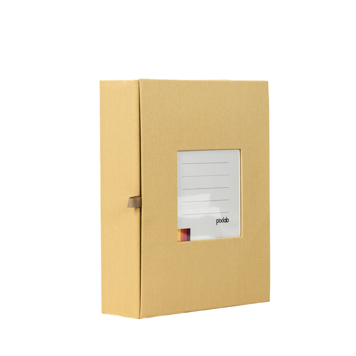 Álbum de fotos de tapa dura en color beige