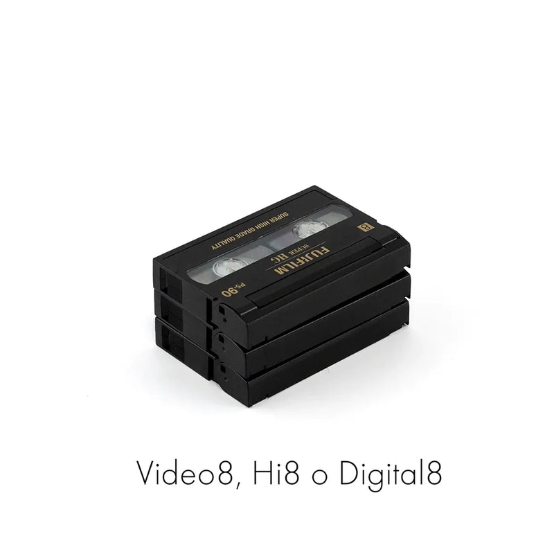 Cintas Video8, HI8 y Digital8