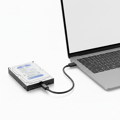 Disco duro HDD conectado a notebook