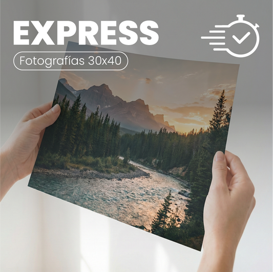 Impresion de fotografias en tiempo express de 30x40