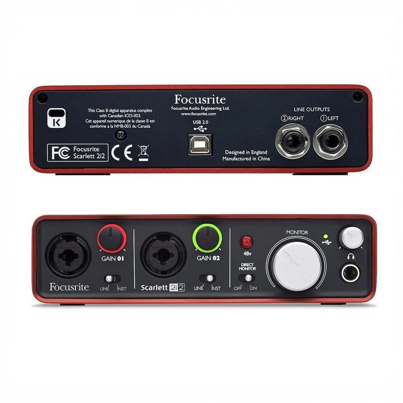 Interfaz de audio Focusrite Scarlett 2i2