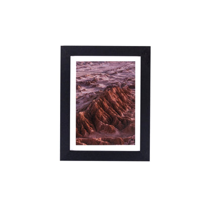 Marco de MDF Negro de 13x18 con paspartu