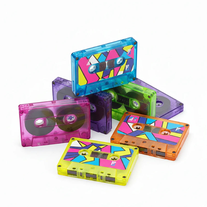 Pila de casetes de audio