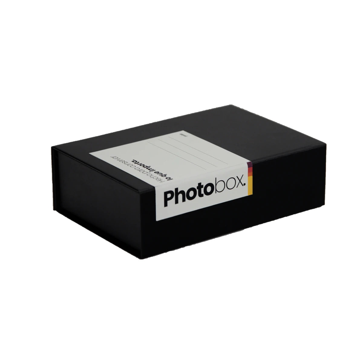 Caja de almacenamiento de fotos  negra Pixlab
