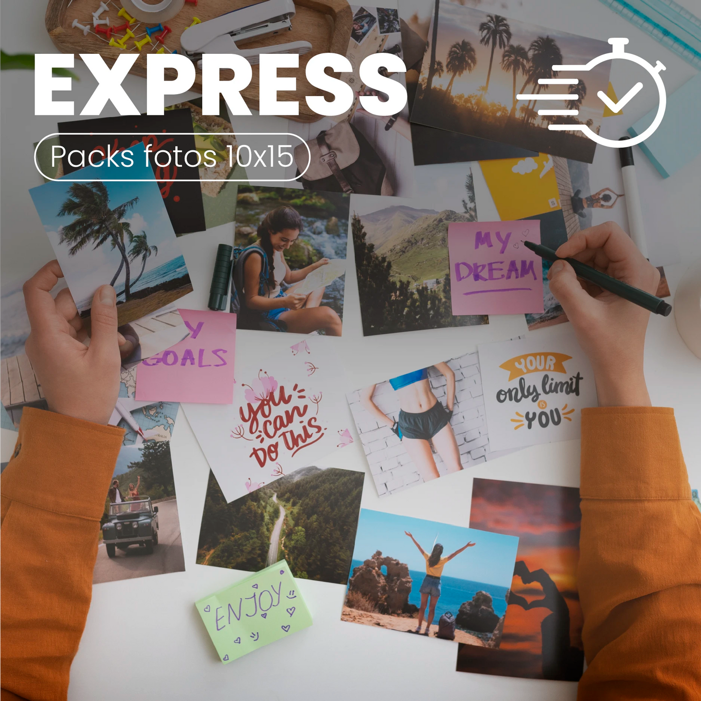Impresión de fotografías express 10x15

