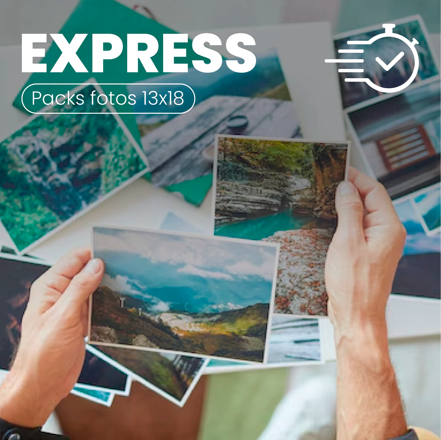 Impresión de fotografías express 13x18
