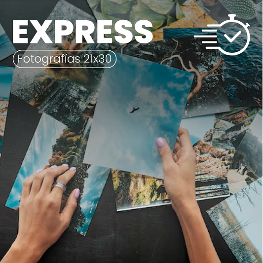 Impresión de fotografías express 21x30
